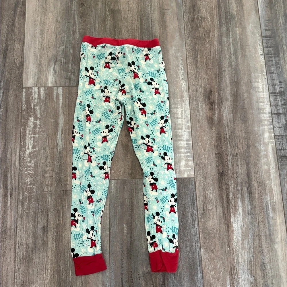 Little sleepies X Disney Mickey Mouse winter snow theme pajama pants size 5/6